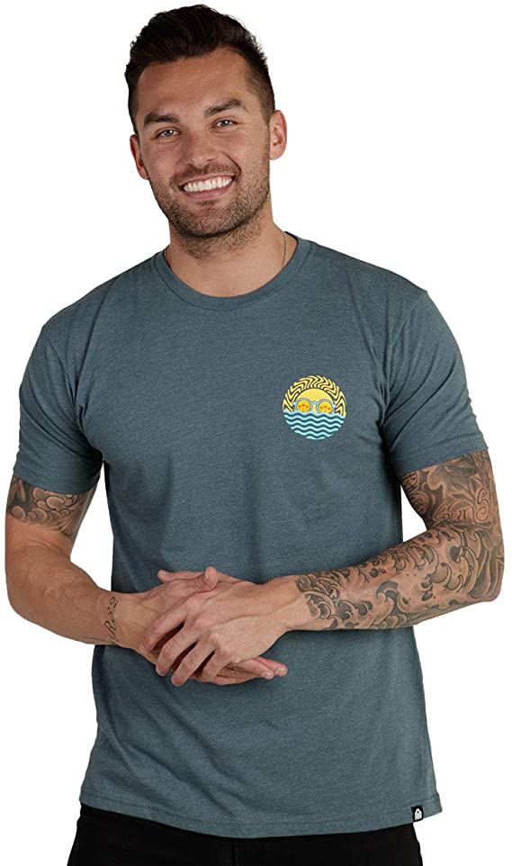 INTO THE AM Men's Graphic Tees for Men - Short Sleeve T-Shirts