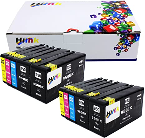 HI Ink 10 Pack 950xl 951xl Ink Cartridge for HP OfficeJet Pro 8600 8100 8610 8620 8660 8630 8640 8615 8625 251DW 276DW 271DW Printers