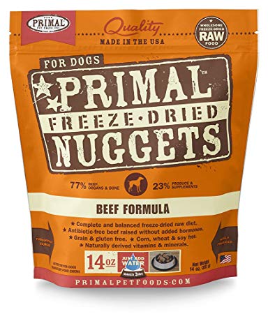 Primal Freeze Dried Dog Food Beef Formula