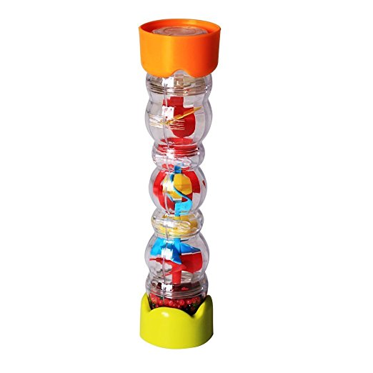 Happytime Kids Toddler Twirly Whirley Rainmaker Tube Shaker Rattle Toys