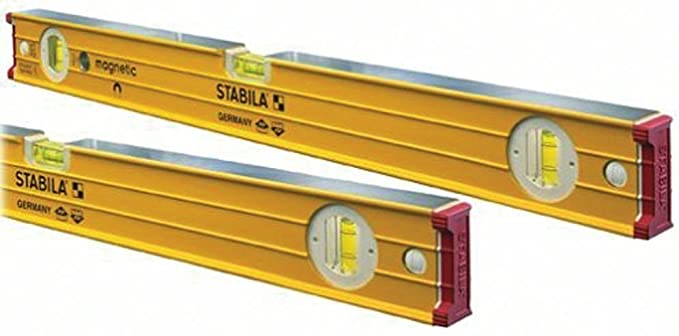 Stabila 38532 Magnetic Jamber Set (38678-78-Inch & 38632-32-Inch), High Strength Frame, Accuracy Certified Professional Level