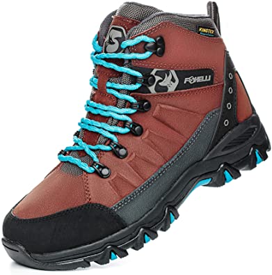 Foxelli Hiking Boots For Women, Waterproof