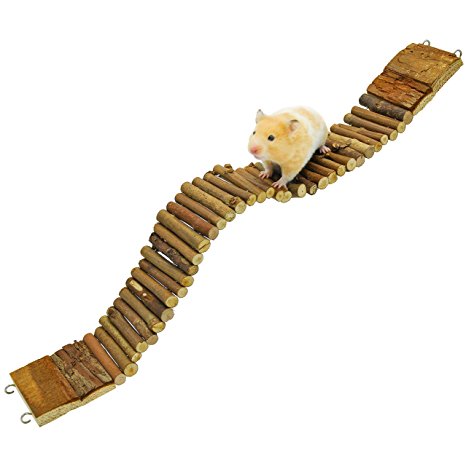 NiteangeL® Suspension Bridge for Hamsters, Small Pet Ladder, 21.8" x 2.8"