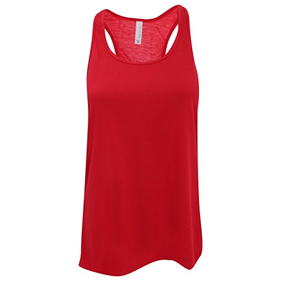 Bella Ladies/Womens Flowy Racerback Tank Top