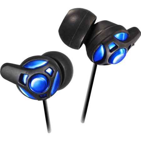 JVC HAFX40A High Quality In-Ear Headphones (Blue)