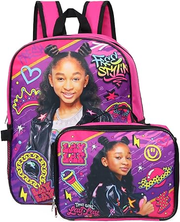 Group Ruz Nickelodeon Girls That Girl Lay Lay 2-Piece Backpack Lunchbox Set, Pink, One Size