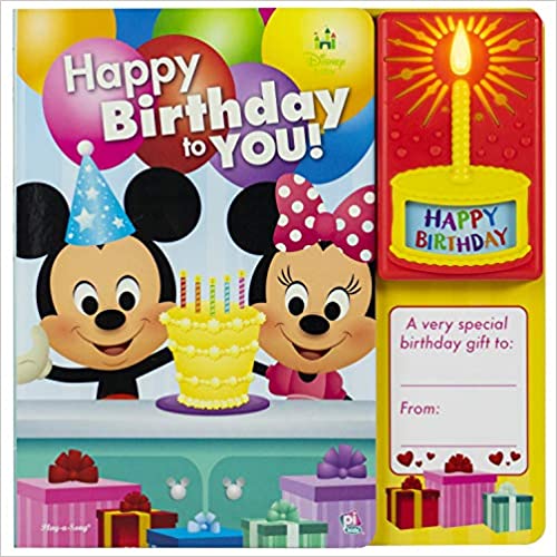 Disney Baby Mickey and Minnie Mouse - Happy Birthday to You Sound Book - PI Kids