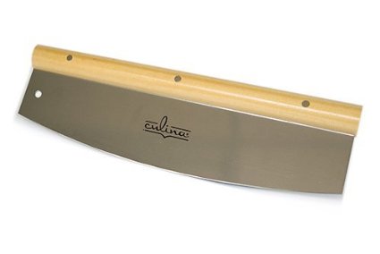 Culina® Pizza Cutter 14" Stainless Steel, Wooden Handle (Beech)