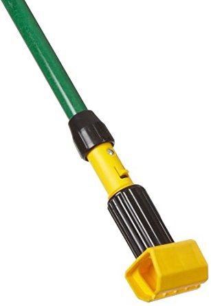 Rubbermaid Commercial FGH24600GR00 Gripper Clamp-Style Wet Mop, Fiberglass Handle, 60-inch, Green