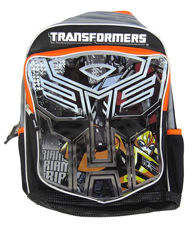 Transformers Bumblebee Optimus Prime Backpack, Large 16''