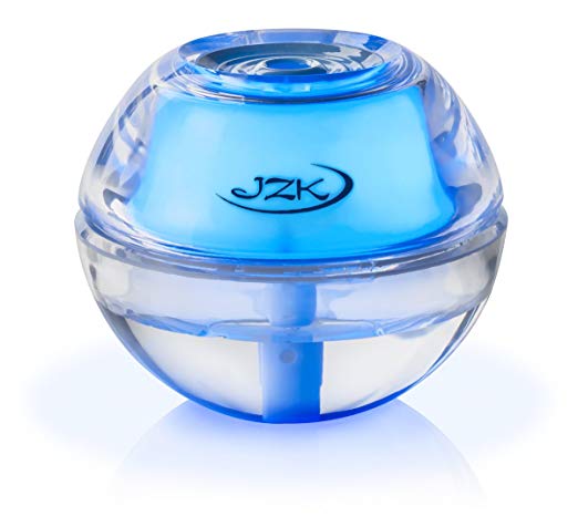 JZK Mini Portable Personal Cool Mist Air Humidifier Diffuser with Blue Night Light for Travel, Desk, Throat, Nose 4 - 8 Hours