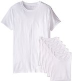 Fruit of the Loom Mens 6-Pack Stay Tucked Crew T-Shirt