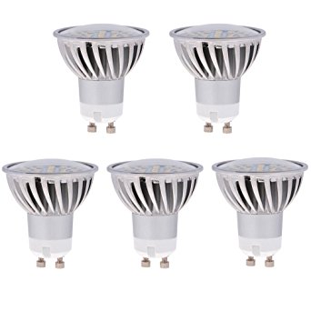 HERO-LED GU10-24S-WW MR16 GU10 LED 120V Halogen Replacement Bulb, 120 Degree Wide Beam Floodlight, 4.8W, 50W Equivalent, Warm White 3000K, 5-Pack(Not Dimmable)