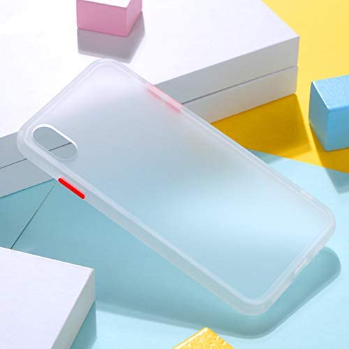 PERFECTSIGHT Case for iPhone Xs/X/10 Matte Slim TPU Cases Ultra Thin Protective Cover Compatible with iPhone X/Xs/10 5.8 inch (White)