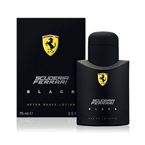Ferrari After Shave Lotion for Men, Black, 2.5 Ounce