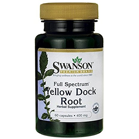 Swanson Full Spectrum Yellow Dock Root 400 mg 60 Caps