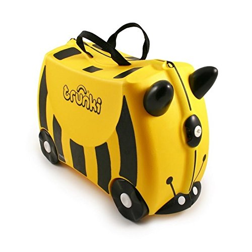 Trunki - Bernard the Bee (Yellow) Rolling Luggage - Kids Suitcase (1040)