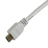 3 foot White High Speed HDMI Cable with Ethernet 28 AWG Tartan Cable brand