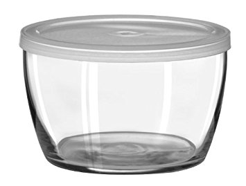 Libbey 16-Ounce Bowl with Plastic Lid, Set of 12