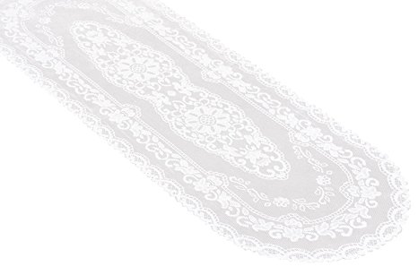 Miles Kimball White Lace Table Runner - 15 x 45