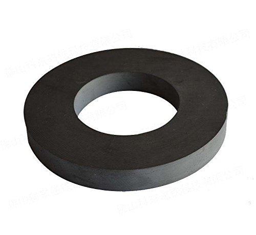 Ferrite Ring Magnet, 4In Dia, Ceramic for Science Experiment
