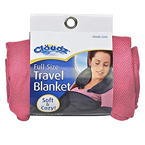 Cloudz Compact Travel Blanket - Light Pink