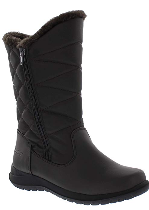Khombu Carly Womens Fleece Lined Snow Boots (Available in Medium and Wide Width)