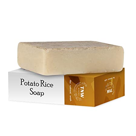 TNW - The Natural Wash Handmade Potato Rice Soap For Tanning & Pigmentation For Oily Skin (Paraben/Sulphate/Dye/Silicon Free) - 100 g