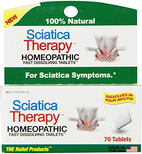 TRP Homeopathic Sciatica Therapy, 70 Fast Dissolving Tablets (Pack of 3)