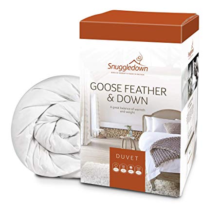 Snuggledown Goose Feather & Down, 10.5 Tog All Year Round, Single
