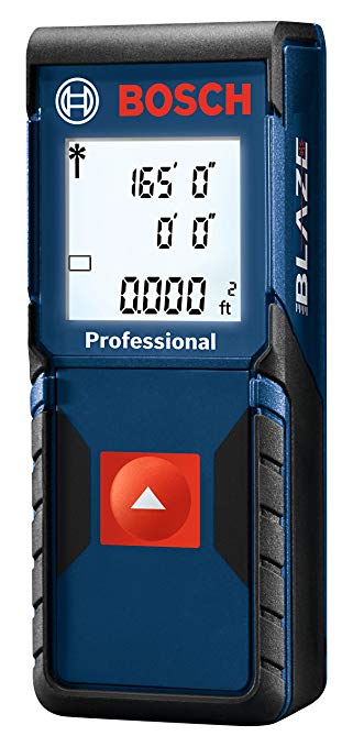 Bosch Blaze One Laser Distance Measure, 165-Feet GLM165-10