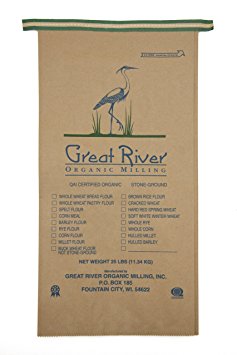 Great River Organic Milling, Organic Specialty Buckwheat Flour, 25-Pound Package