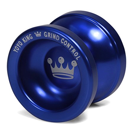 Yoyo King Grind Control Professional Unresponsive Metal Yoyo with Wide C Bearing and Included String