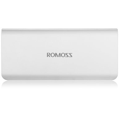 ROMOSS Sense 6 20000mAh Portable External Power Bank Battery Charger Pack Recharger Power Supply Station Dual-USB Port Fast Charging for iPhone iPad Samsung HTC Huawei Android Cell Phone and more
