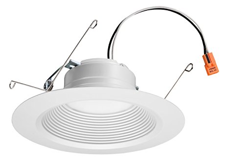 Lithonia Lighting 65BEMW LED 27K 90CRI M6 5/6 Inch 10.3W White LED Recessed Baffle Module, 2700K, 90 CRI, T24 Compliant