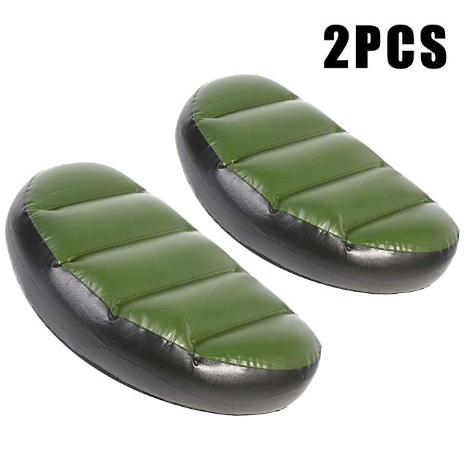 Kayak Cushion Pad, Inflatable PVC Boat Raft Seat Pillow Comfortable Rest Accessory for Camping Fishing Rowing