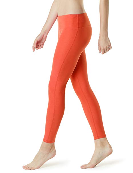 Tesla Yoga Pants Mid-Waist Leggings w Hidden Pocket FYP51/FYP41