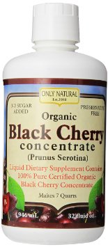 Only Natural Organic Blackcherry Concentrates 32-Ounce