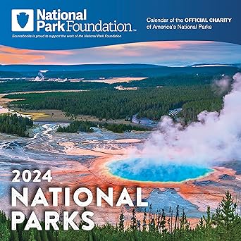 2024 National Park Foundation Wall Calendar: 12-Month Nature Calendar & Photography Collection (Monthly Calendar)