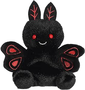 Aurora® Adorable Palm Pals™ Mortimer Mothman™ Stuffed Animal - Pocket-Sized Play - Collectable Fun - Black 5 Inches