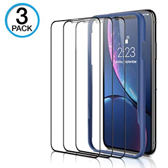 Besiva iPhone Xs Max & iPhone 11 Pro Max Screen Protector, Premium HD Clarity Edge to Edge Coverage Full Protection Tempered Glass Screen Protector for iPhone Xs Max & iPhone 11 Pro Max - 3Pack