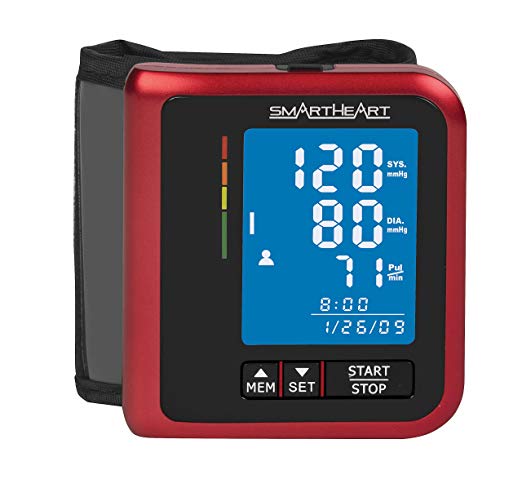 Veridian Healthcare Smartheart Automatic Ultra Slim Blood Pressure Wrist Monitor