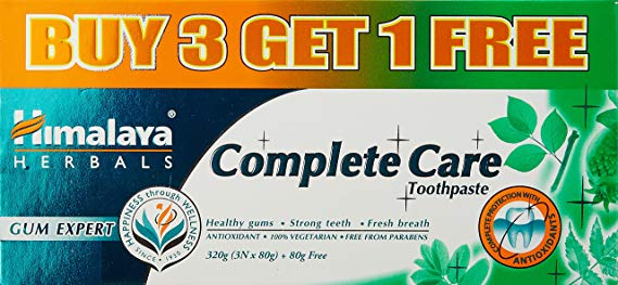 Himalaya Complete Care Toothpaste - 80 g (Buy 3 Get 1)