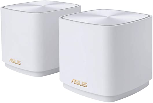 AX1800 Whole-Home Mesh WiFi 6 System – Coverage up to 4,800 Sq. ft. / 5  rooms, easy setup, life-time free network security & parental controls - 2 Pack