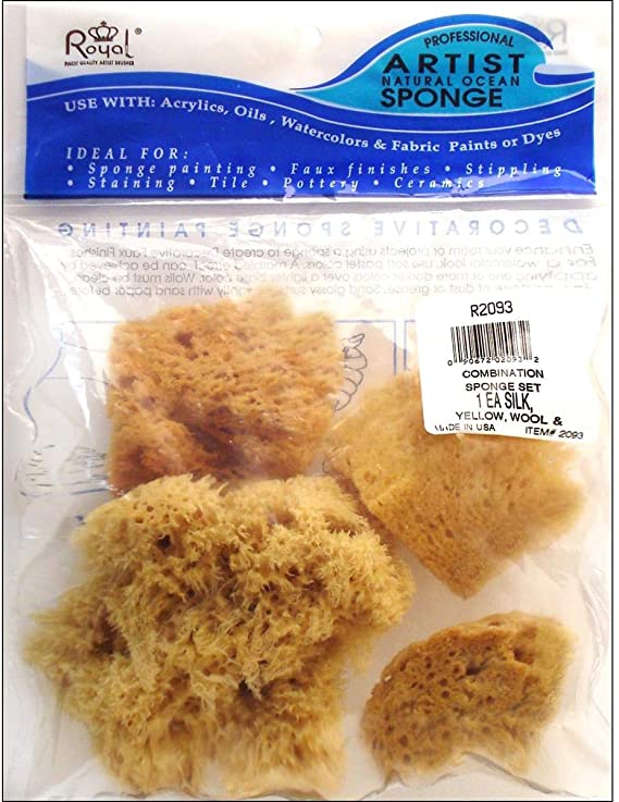 Royal & Langnickel Sea Silk Sponges Pack of 4