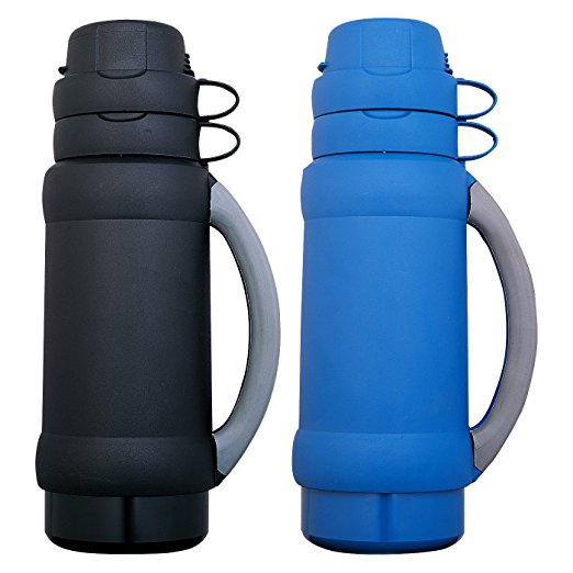 Thermos 3410USP "Add-a-cup" Beverage Bottle 35 OZ. (colors may vary)