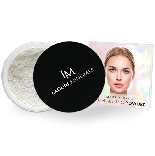 Translucent Powder - Best Loose Setting Powder Foundation with Premium Face Powder for Radiant Glow - Step-by-Step Finishing Powder Guide Included