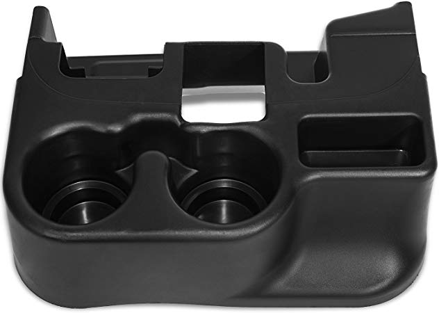 OxGord Center Console Cup Holder Attachment for 2003-2012 Dodge Ram 1500 2500 3500 Vehicles - Black