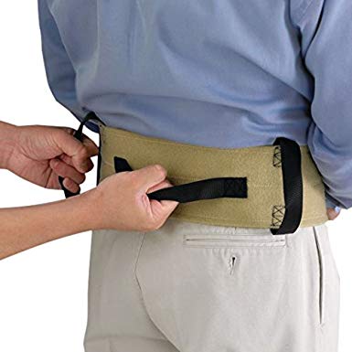 Sammons Preston Walking Belt with Loops, Limited Mobility Aid for Elderly, Disabled, & Handicapped, Ambulation & Movement Aid, Transfer Belt for Secure Walk Assistance, Large, 44"-60"