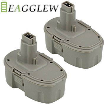 Eagglew 18V 3.0Ah Replacement Battery for Dewalt DC9096 DC9098 DE9039 DE9095 DE9096 DW9095 DW9096 DW9098 DE9503 High Capacity Cordless Drill (2 Pack)